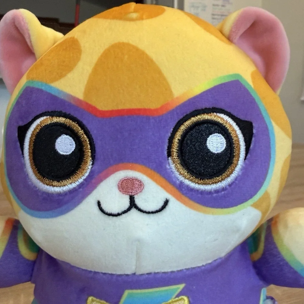 Squishmallows Hug Mees Disney Jr SuperKitties Sparks‎ Cat 10